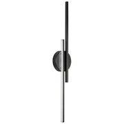 Modern Nordic Disc / Linear Metal LED Wall Lamp, Black / White — view 10