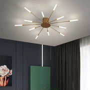 Flush-Mount Ceiling Light Fireworks, Black / Gold — view 27