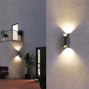 Curved Outdoor Wall Mounted LED Lamp — view 4