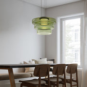 Glass Pendant Light Multi-tiered Structure — view 6
