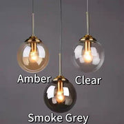Modern Spiral Ball Glass Staircase Chandelier — view 7