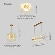 Vintage Pendant Light Dandelion firework — view 4