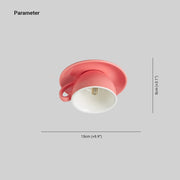Modern Coffee Cups Ceramic Flush Ceiling Lighting — view 6