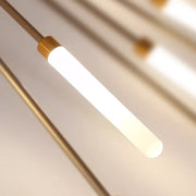 Flush-Mount Ceiling Light Fireworks, Black / Gold — view 8
